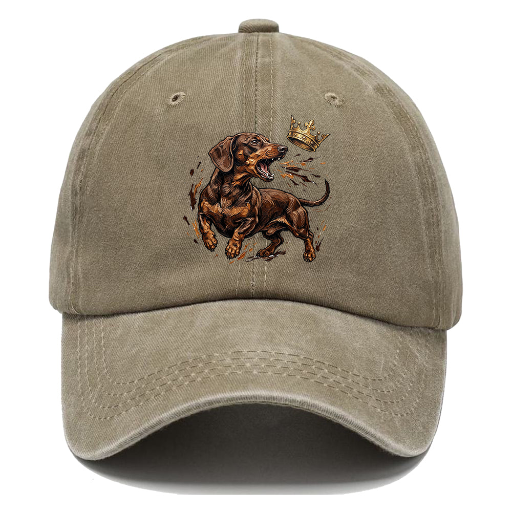 Crown King Dachshund Classic Cap