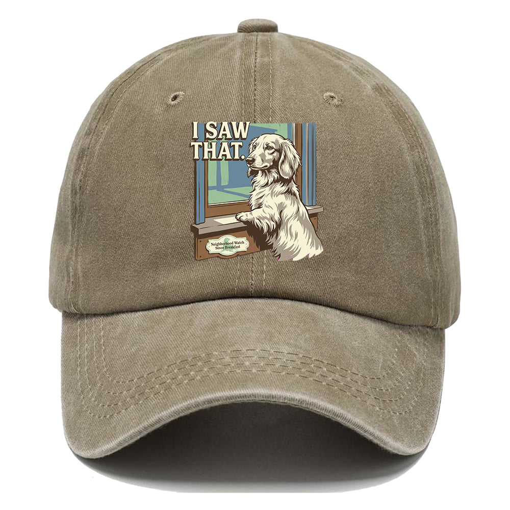 I Saw That Dog Classic Cap