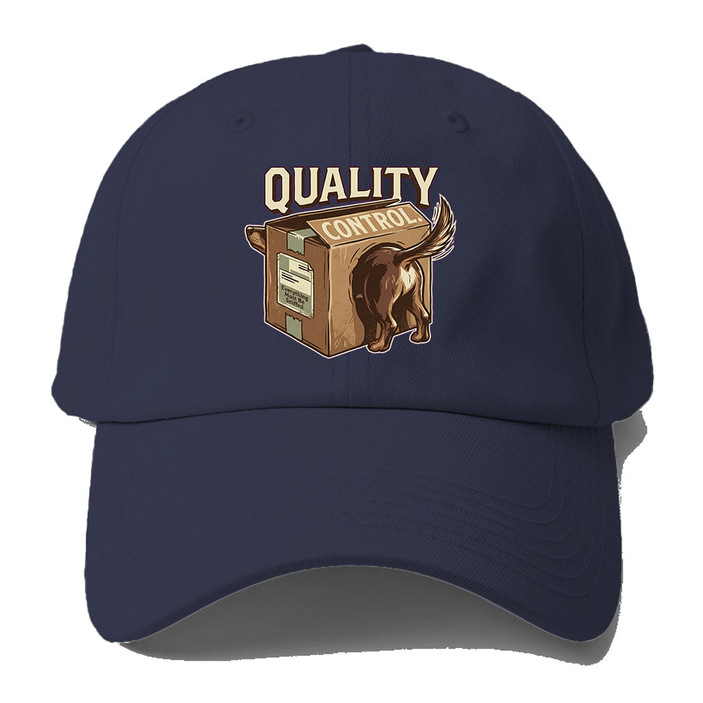 Quality Control Dachshund Baseball Cap