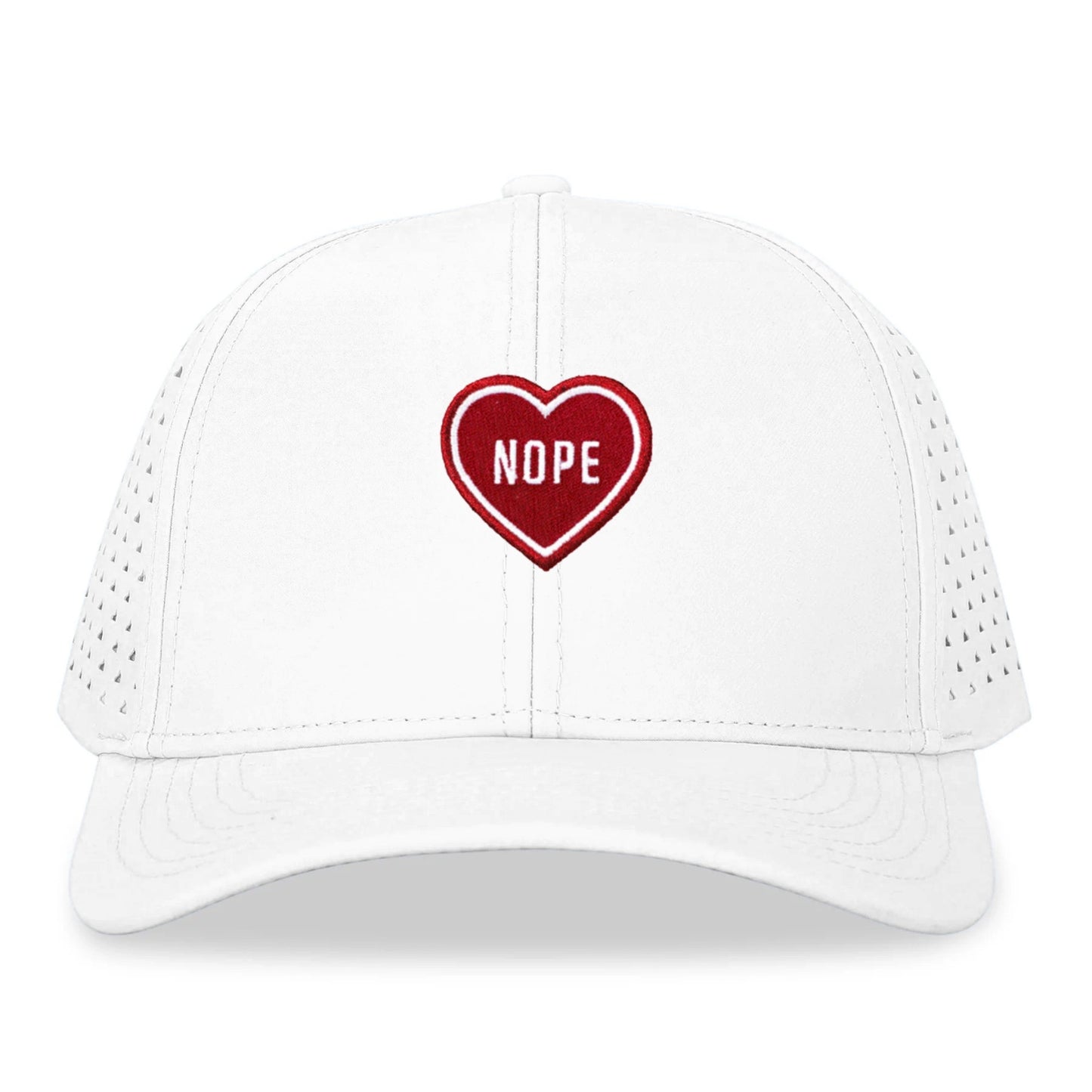 nope heart Hat