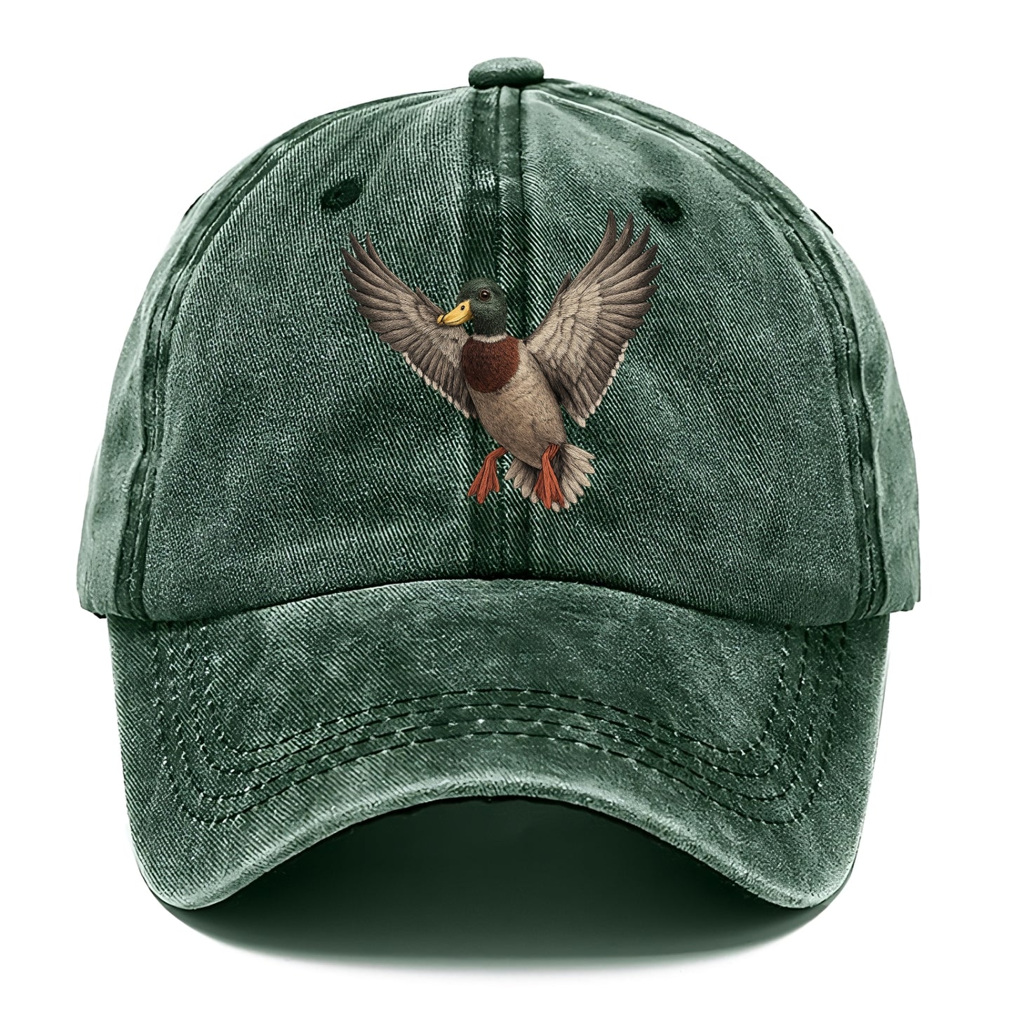 mallard in flight Hat