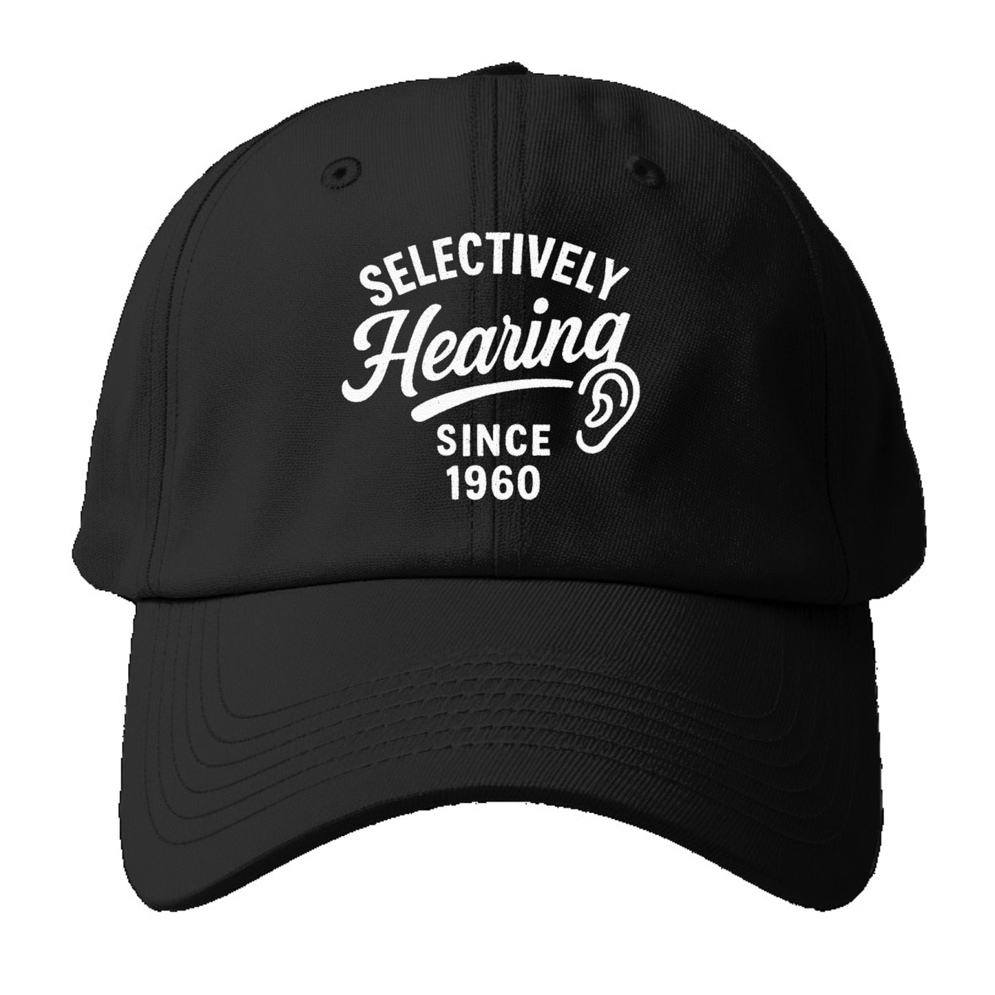 selectively hearing since 1960 design Hat