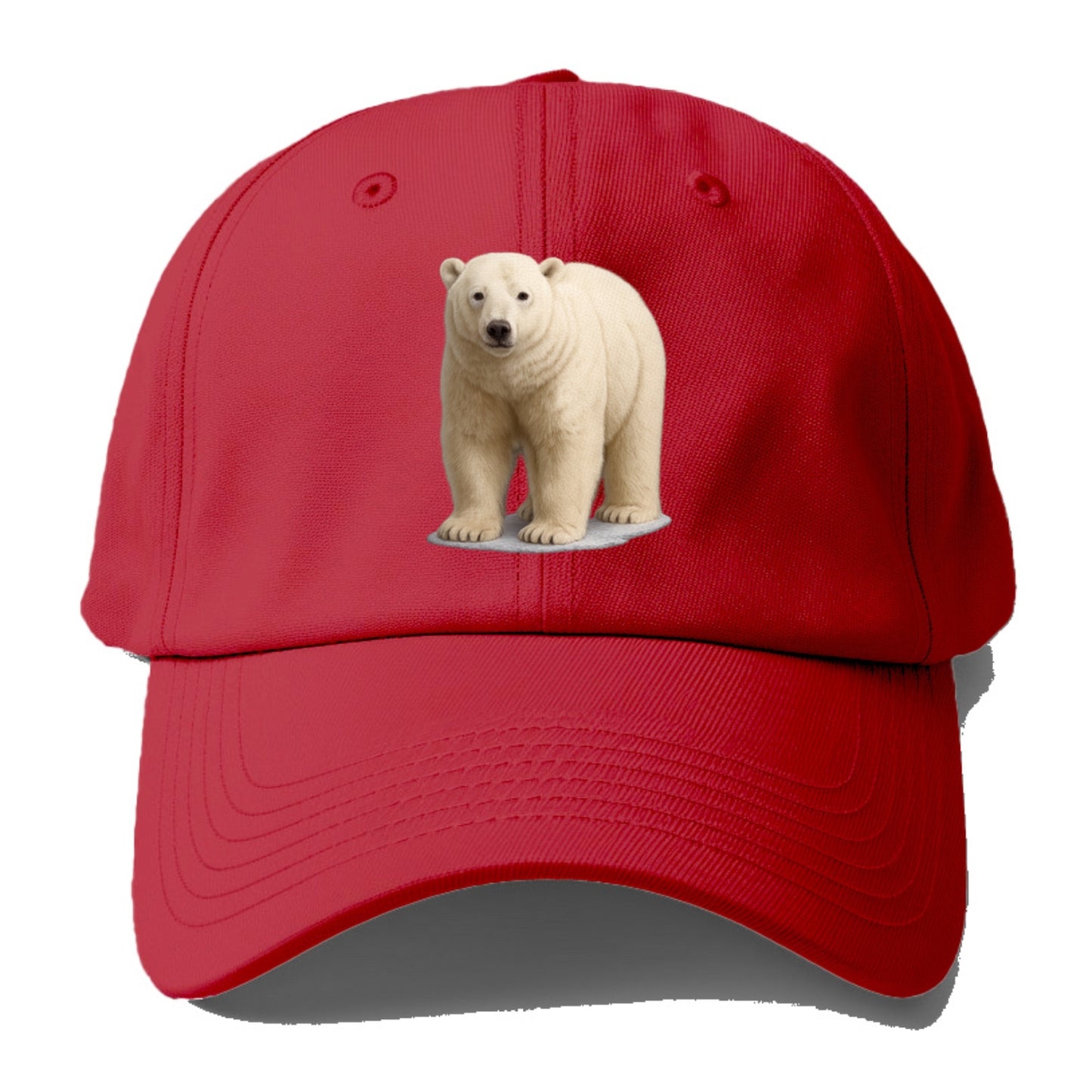 majestic polar bear front portrait Hat