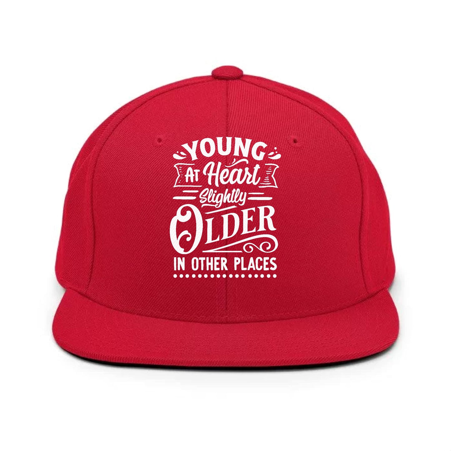 Young at heart slightly older in other places Hat