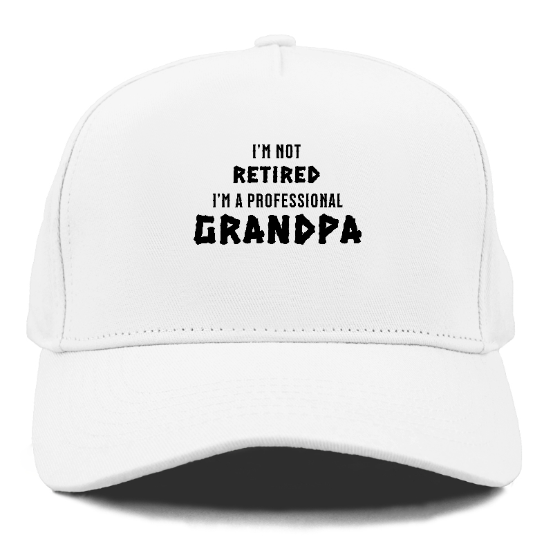 I'm not retired I'm a professional grandpa Hat