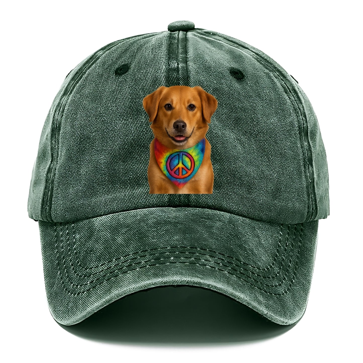 peace sign portrait design Hat