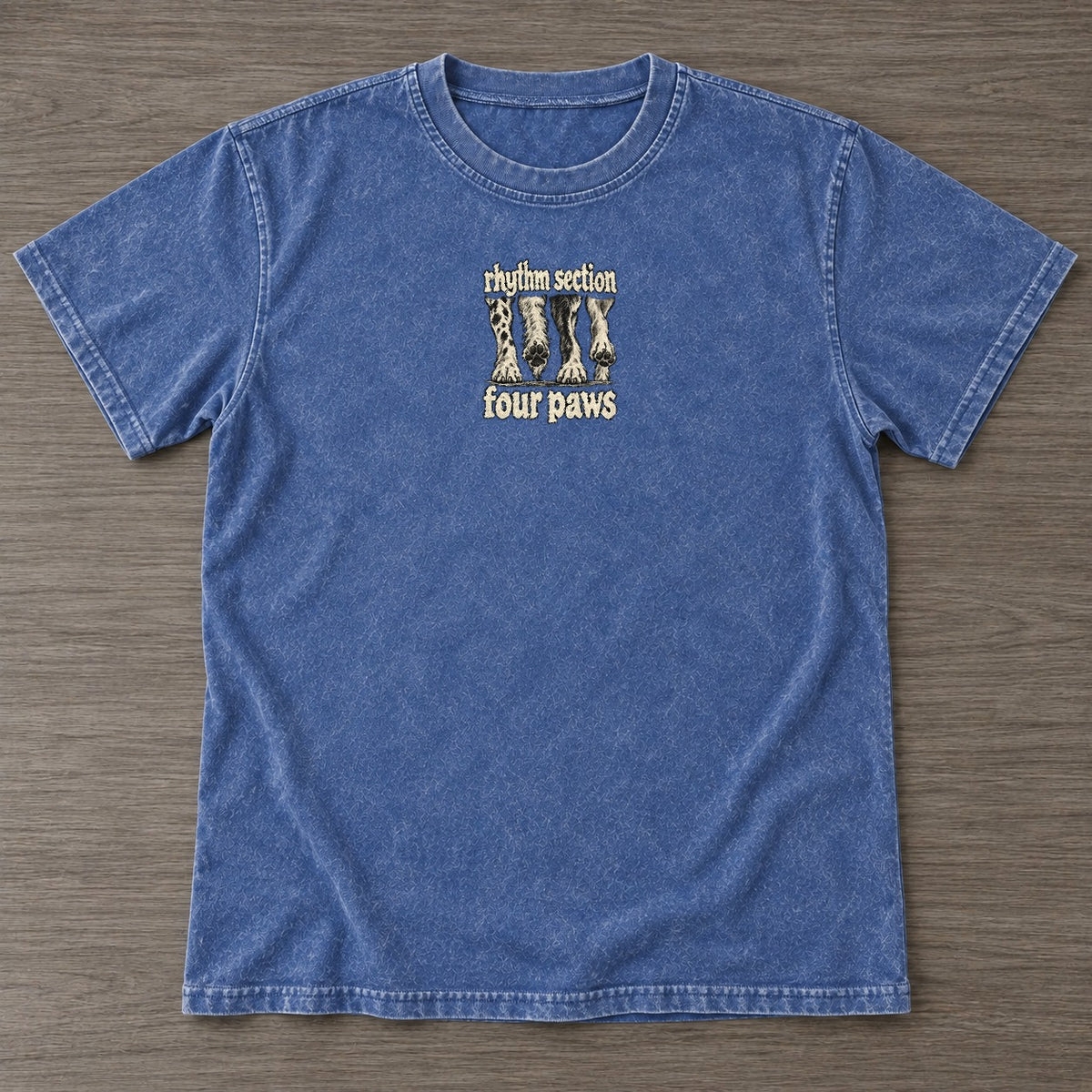 Washed Blue — front view