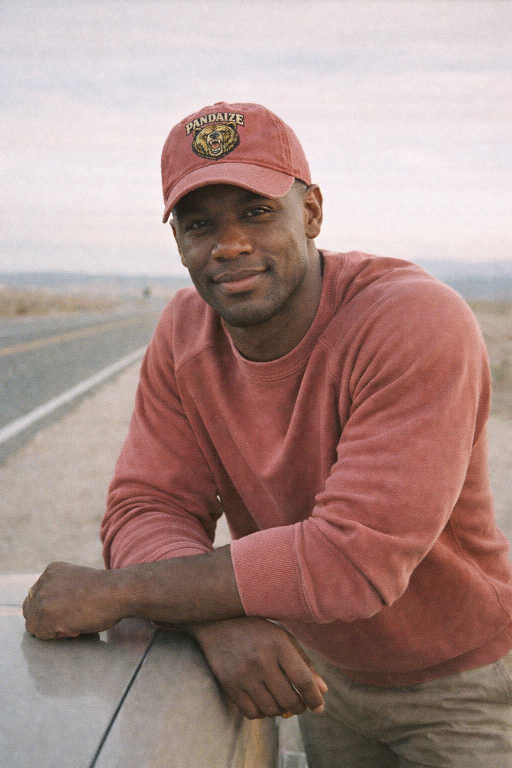 Model wearing Grizzly Bear Classic Cap