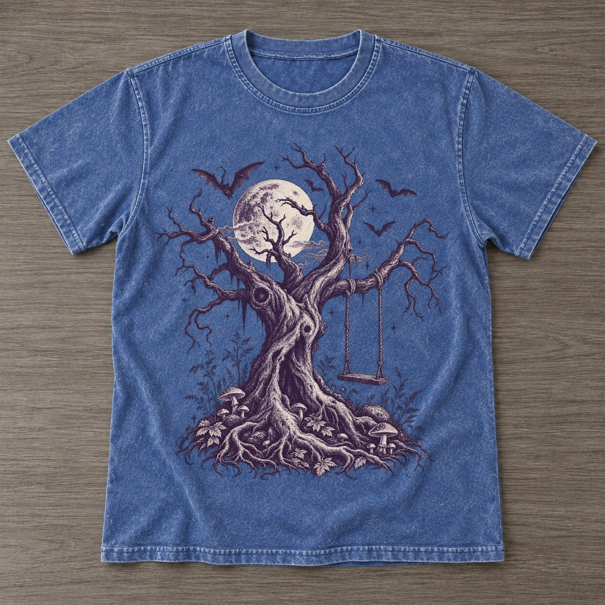 Washed Blue — front view