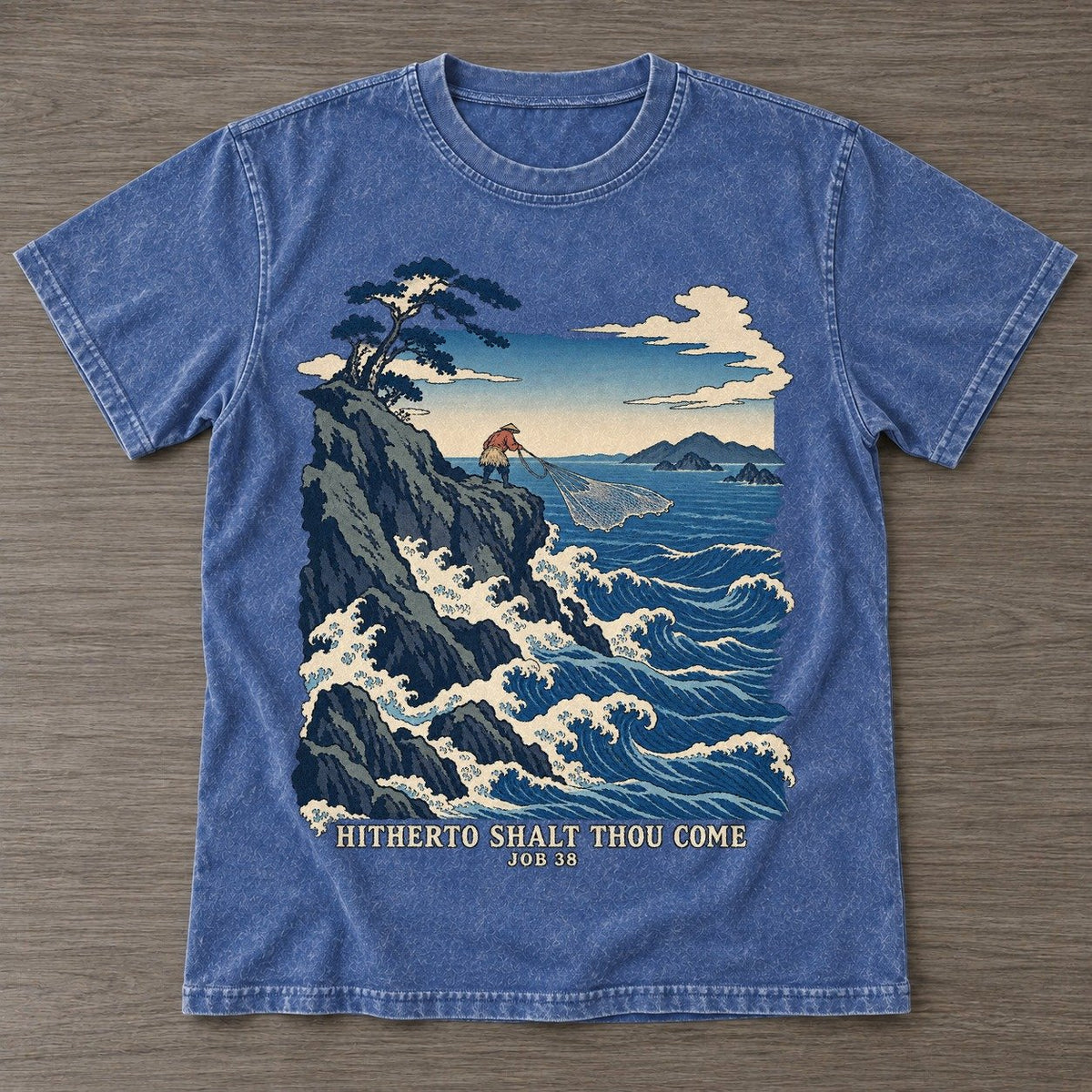 Washed Blue — front view
