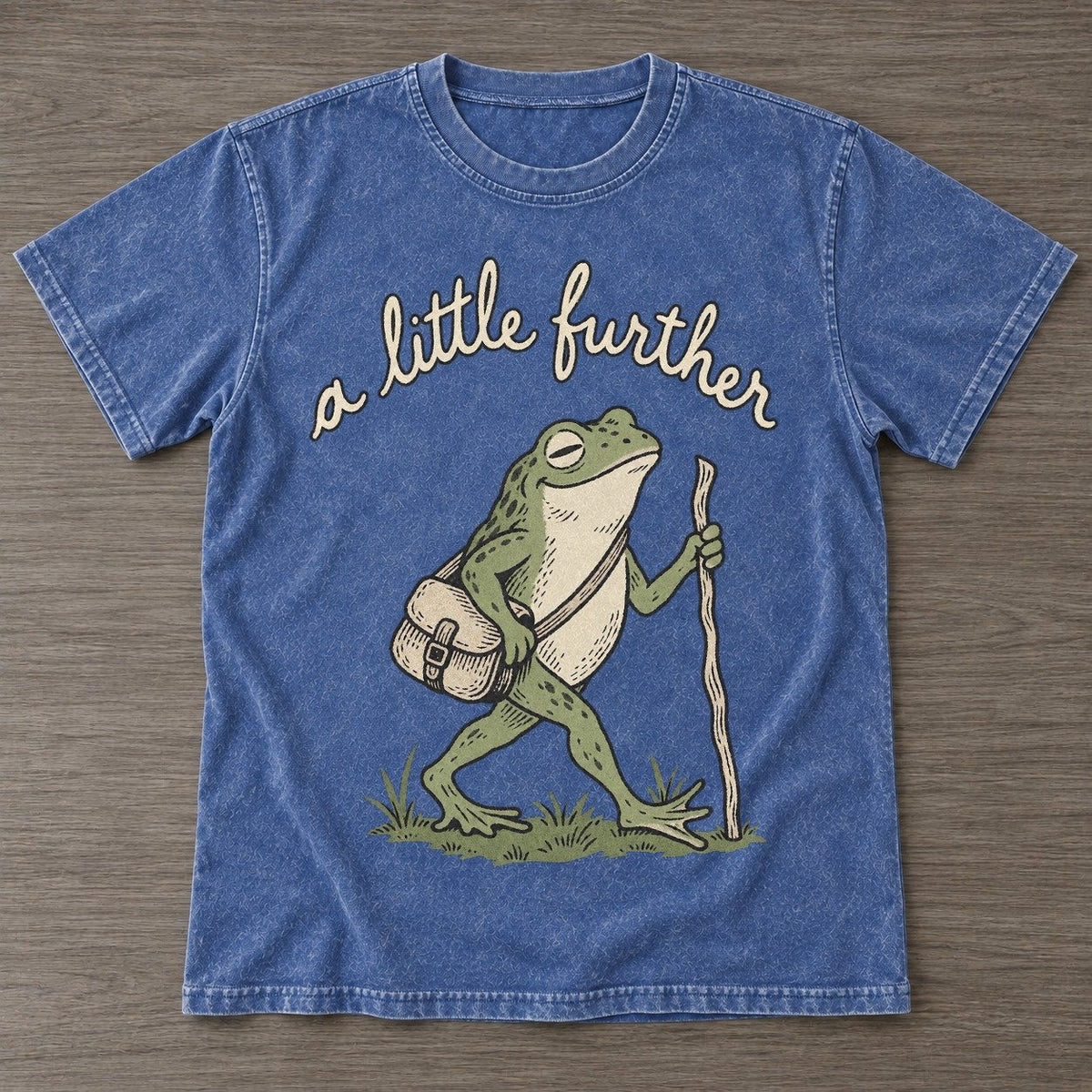 Washed Blue — front view