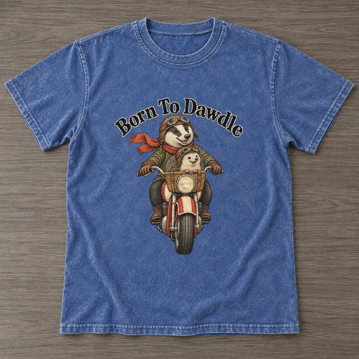 Washed Blue — front view