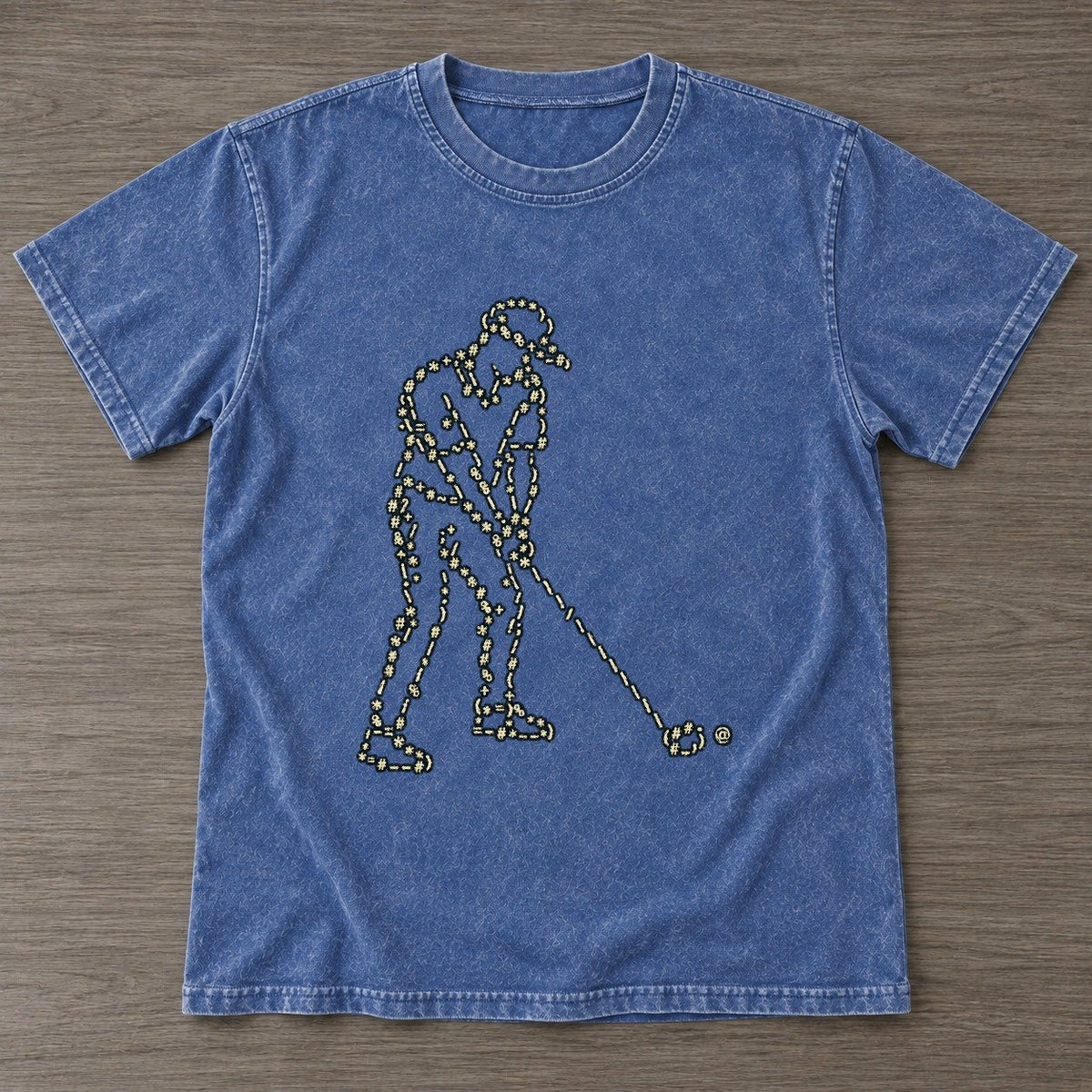 Washed Blue — front view