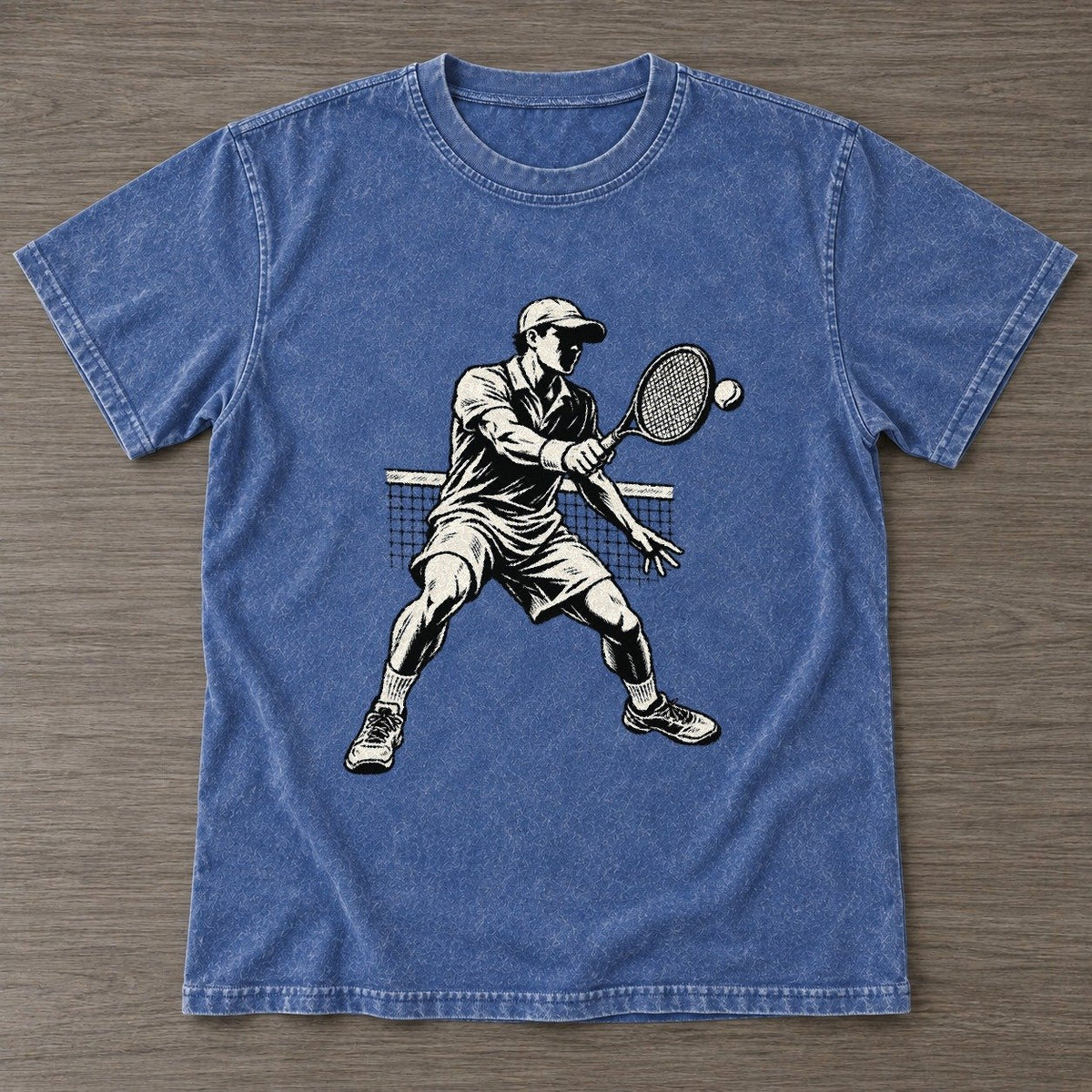 Washed Blue — front view