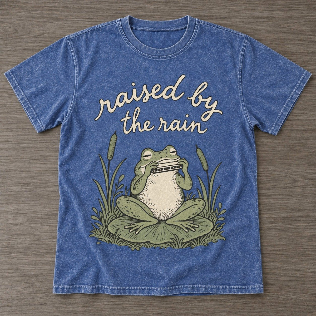 Washed Blue — front view