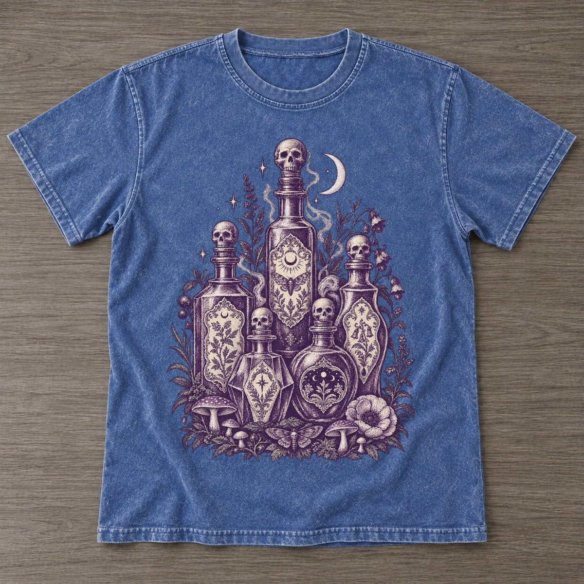 Washed Blue — front view