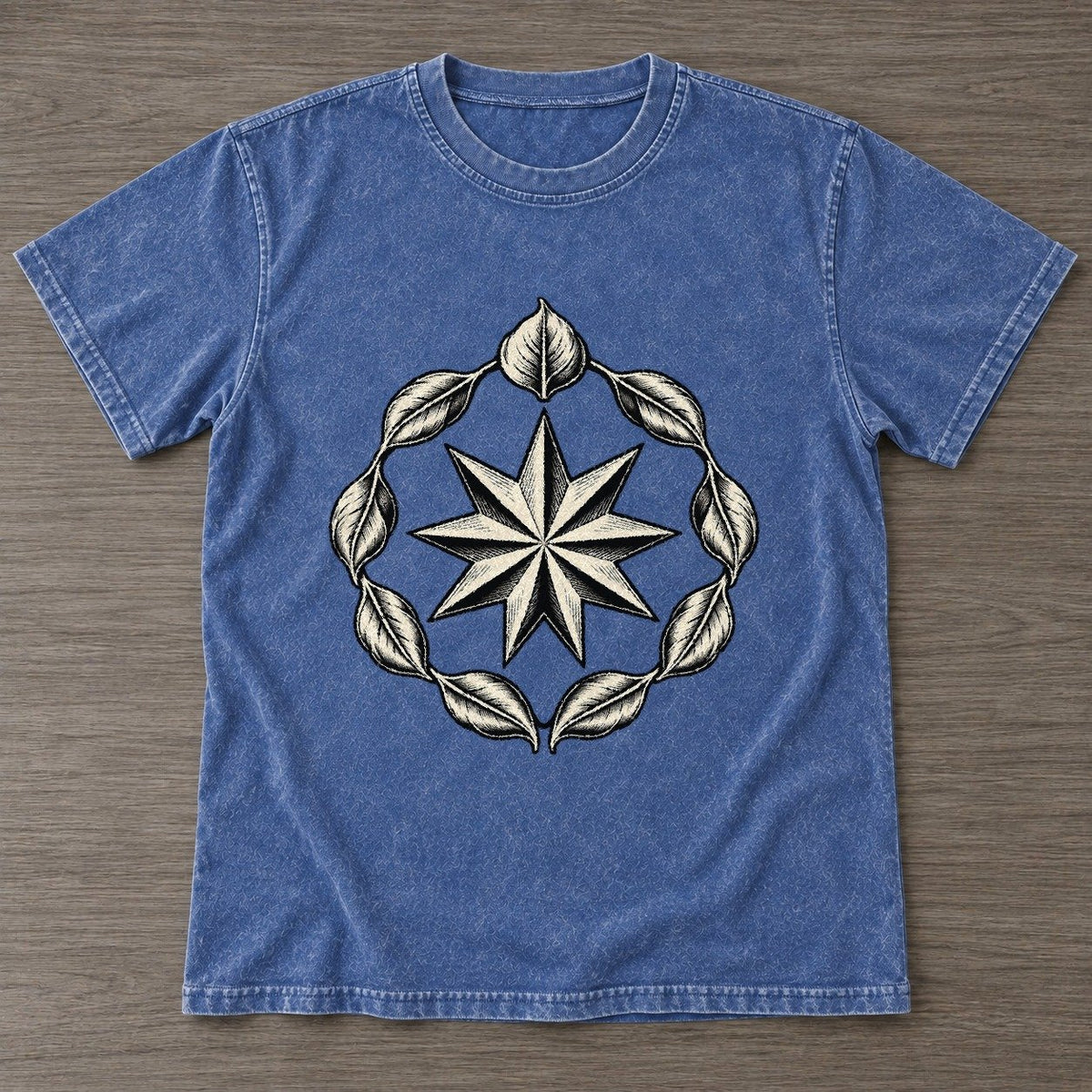 Washed Blue — front view
