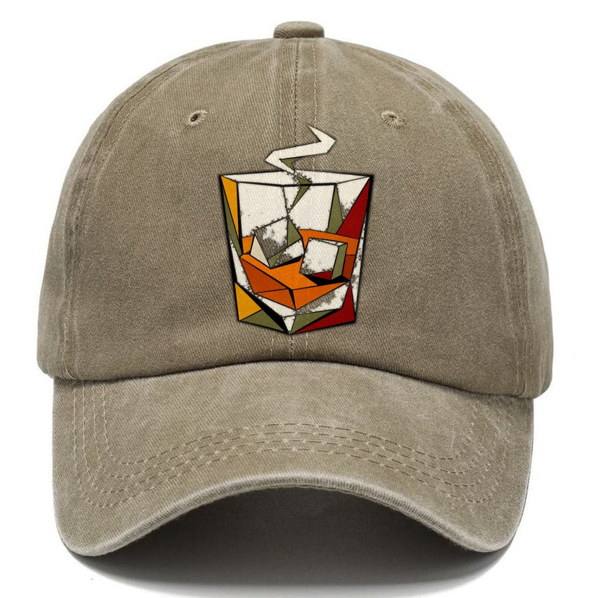 Whiskey Rocks Glass Classic Cap – Warm Sand