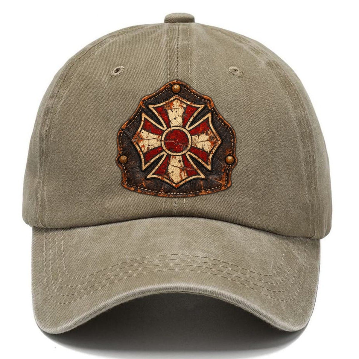 Maltese Cross Worn Icon Classic Cap – Warm Sand