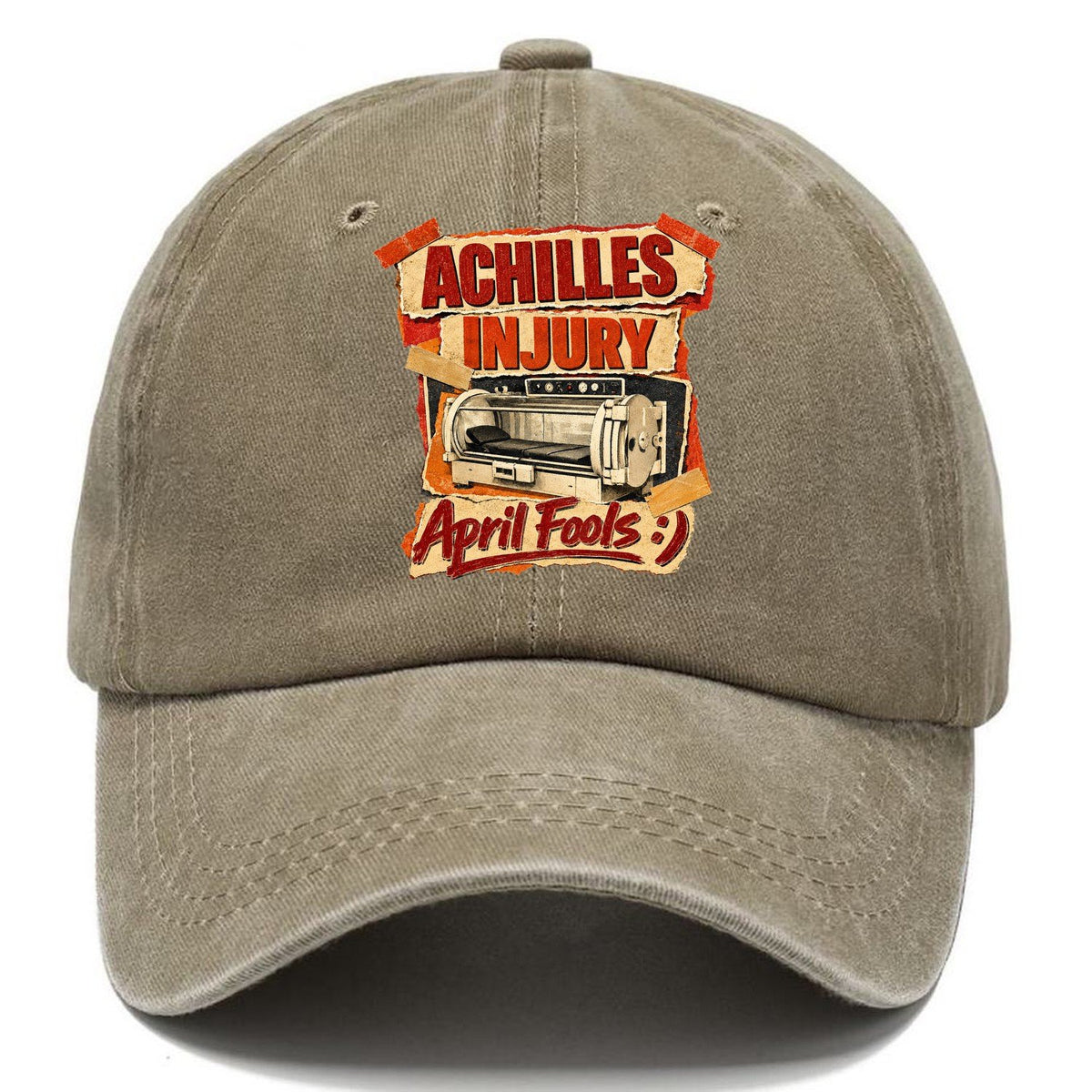 Achilles Injury April Fools Classic Cap – Warm Sand