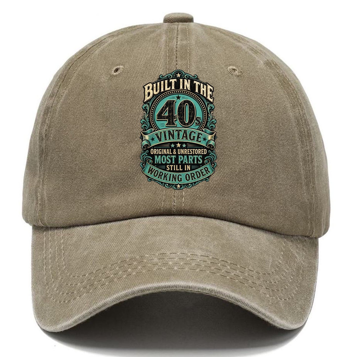 Built In The 40s Vintage Working Order Classic Cap – Warm Sand