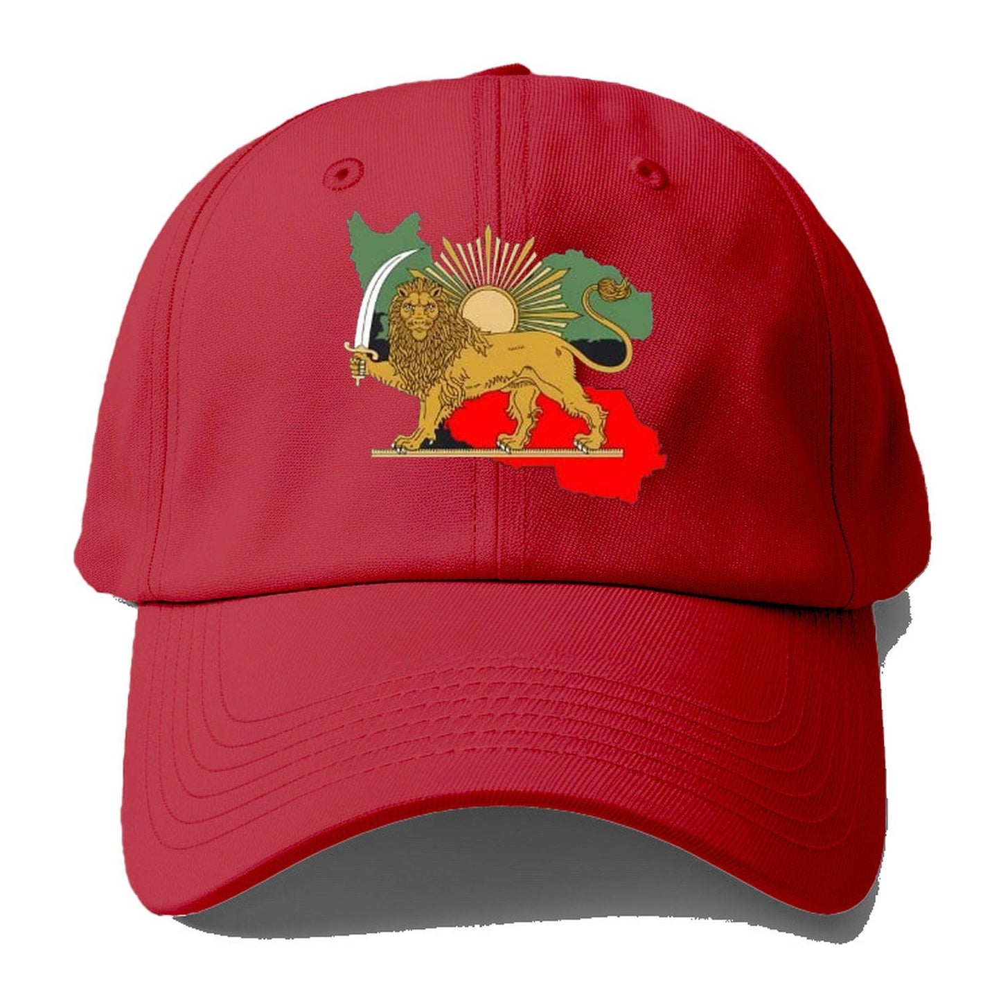 Iran Emblem Draft Launch Baseball Cap – Red
