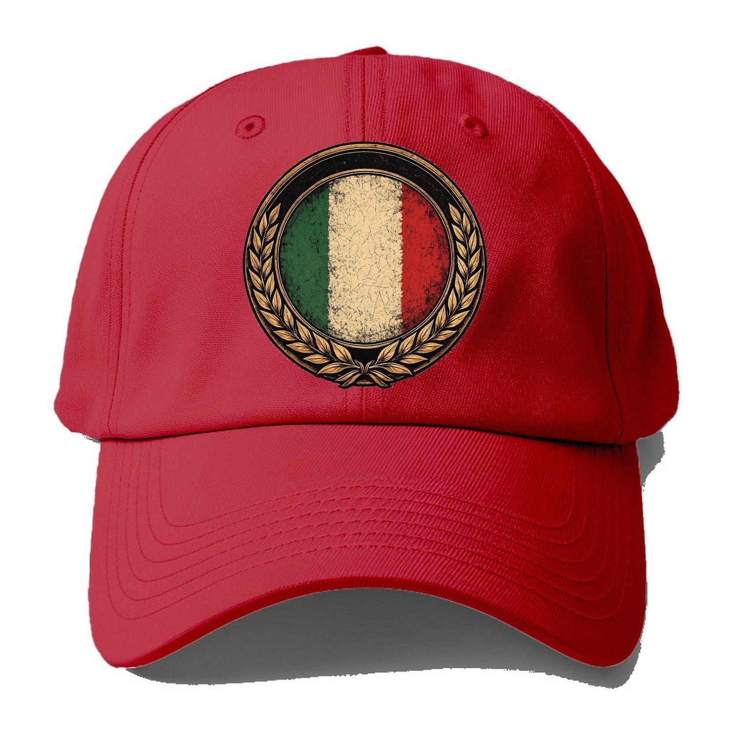 Italian Crest Baseball Cap – Red