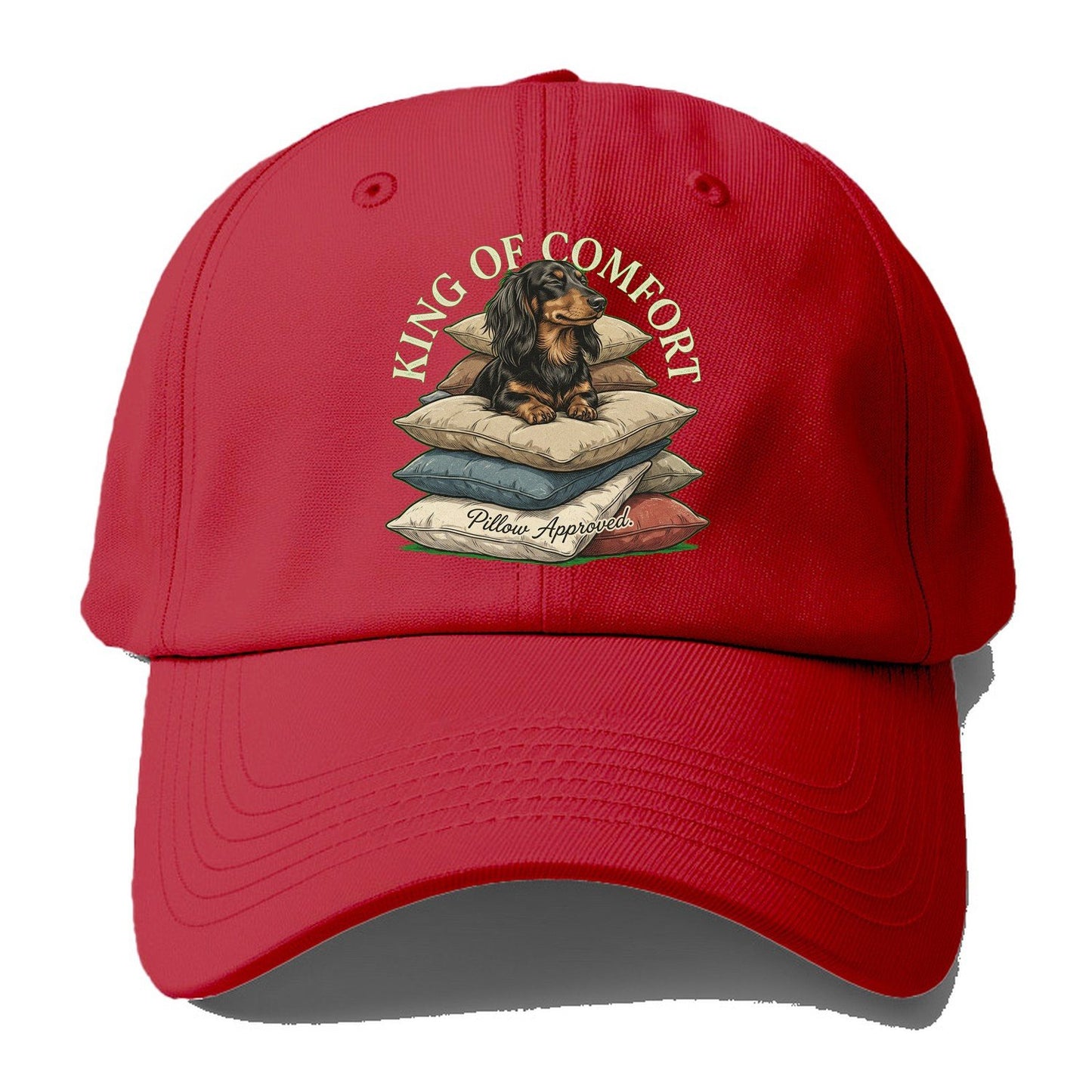King Of Comfort Baseball Cap – Red