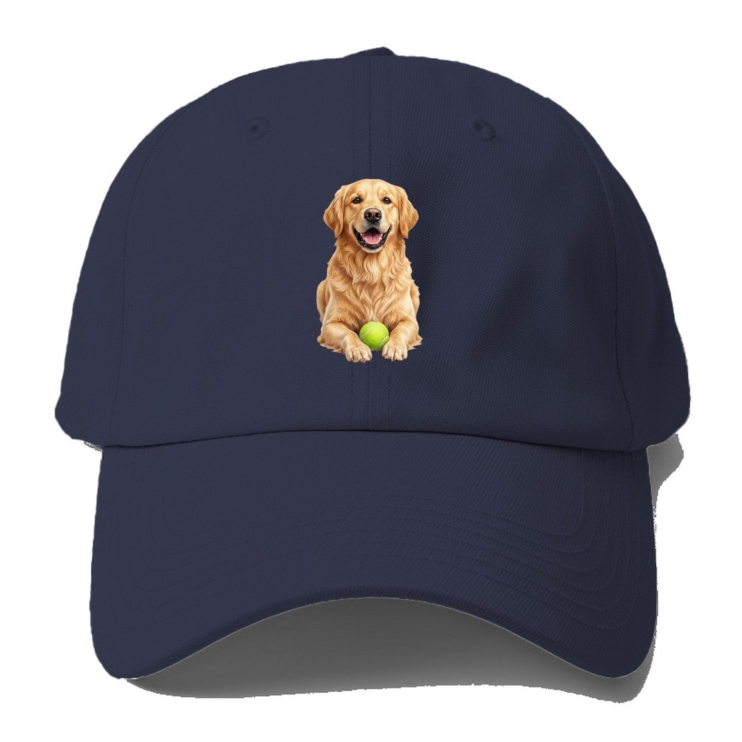 Golden Retriever Tennis Baseball Cap – Twilight Navy