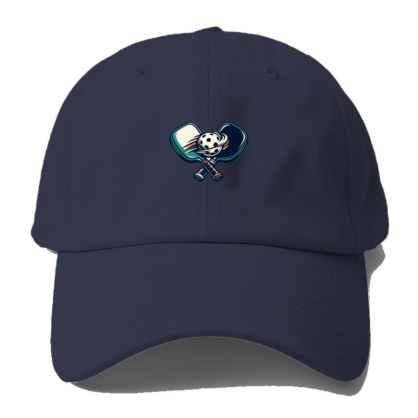 Crossed Pickleball Paddles Baseball Cap – Twilight Navy