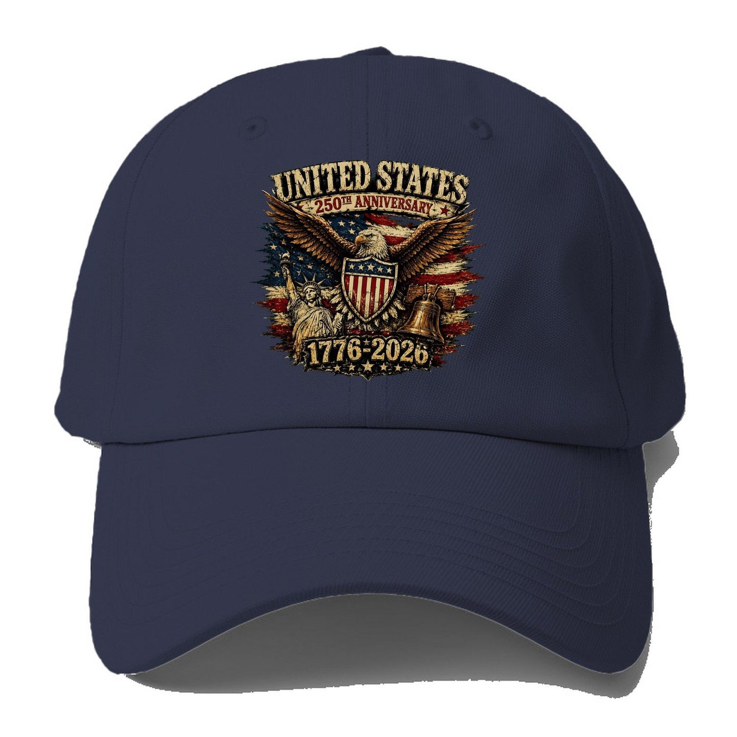 Us 250Th Emblem Baseball Cap – Twilight Navy