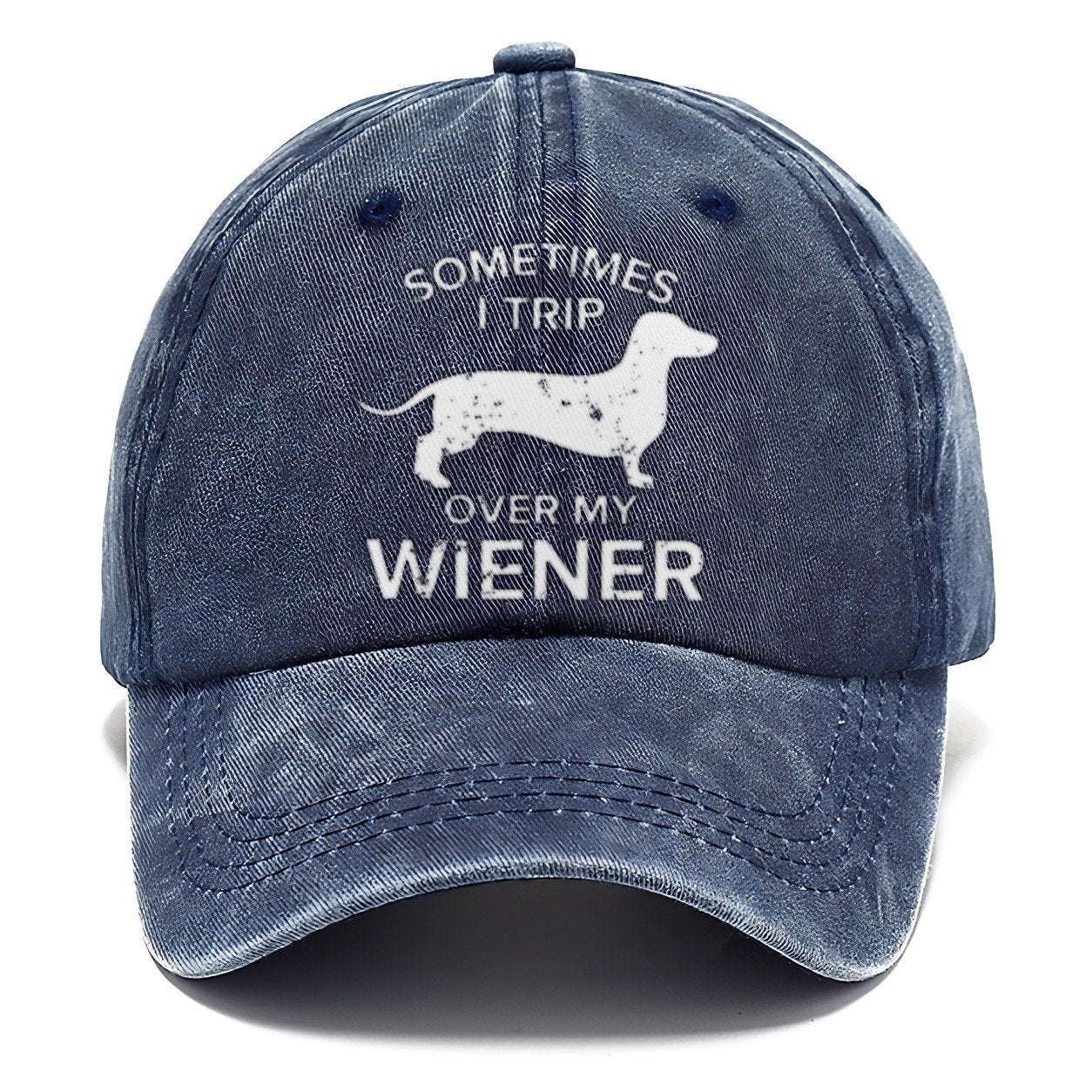Sometimes I Trip Over My Wiener Classic Cap – Twilight Navy