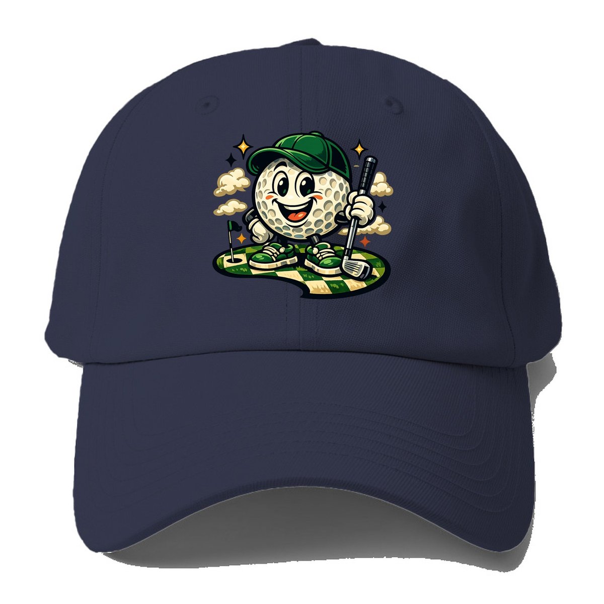 Green Fairway Mascot Baseball Cap – Twilight Navy