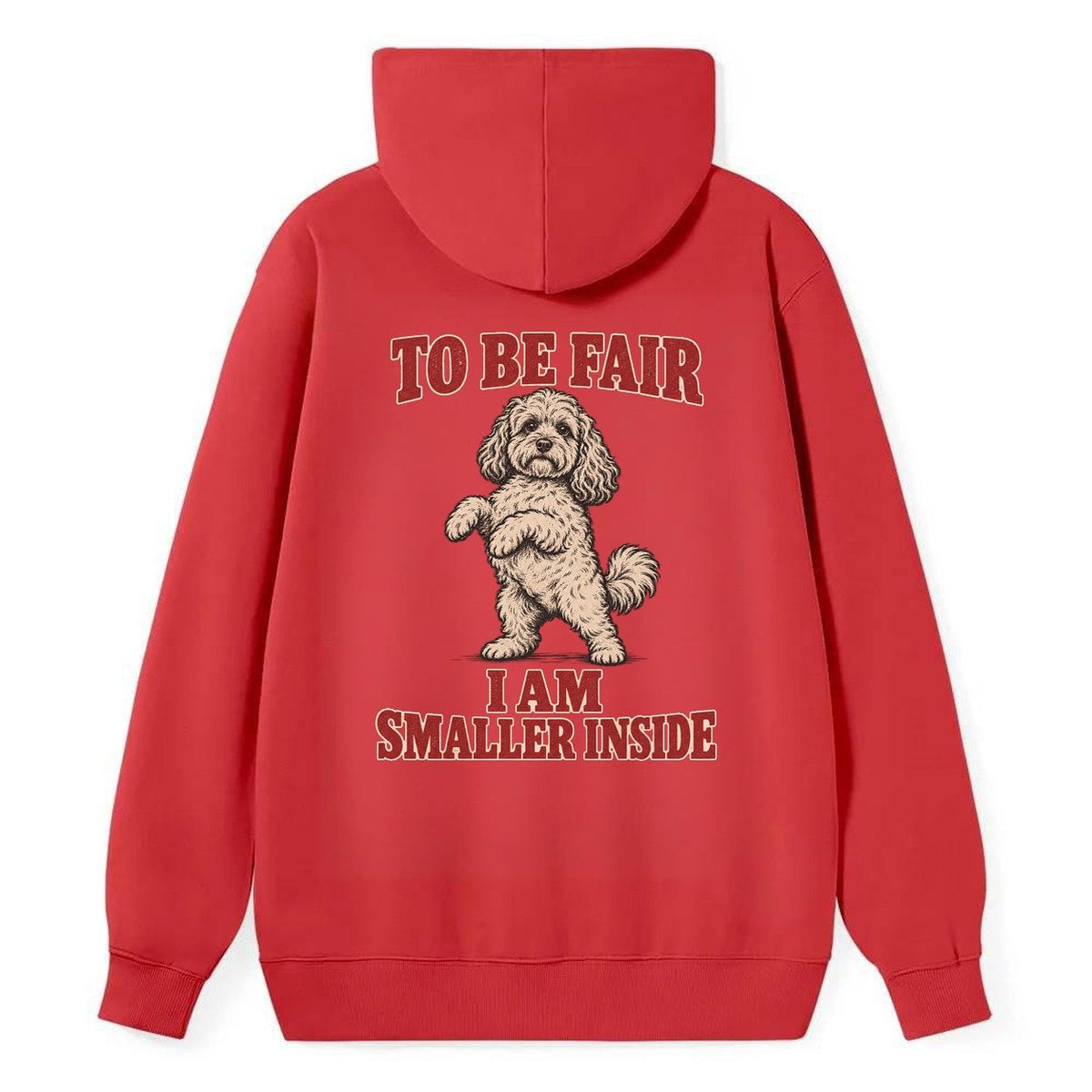 Cockapoo Dog Declarations Classic Pullover Hoodie – Red