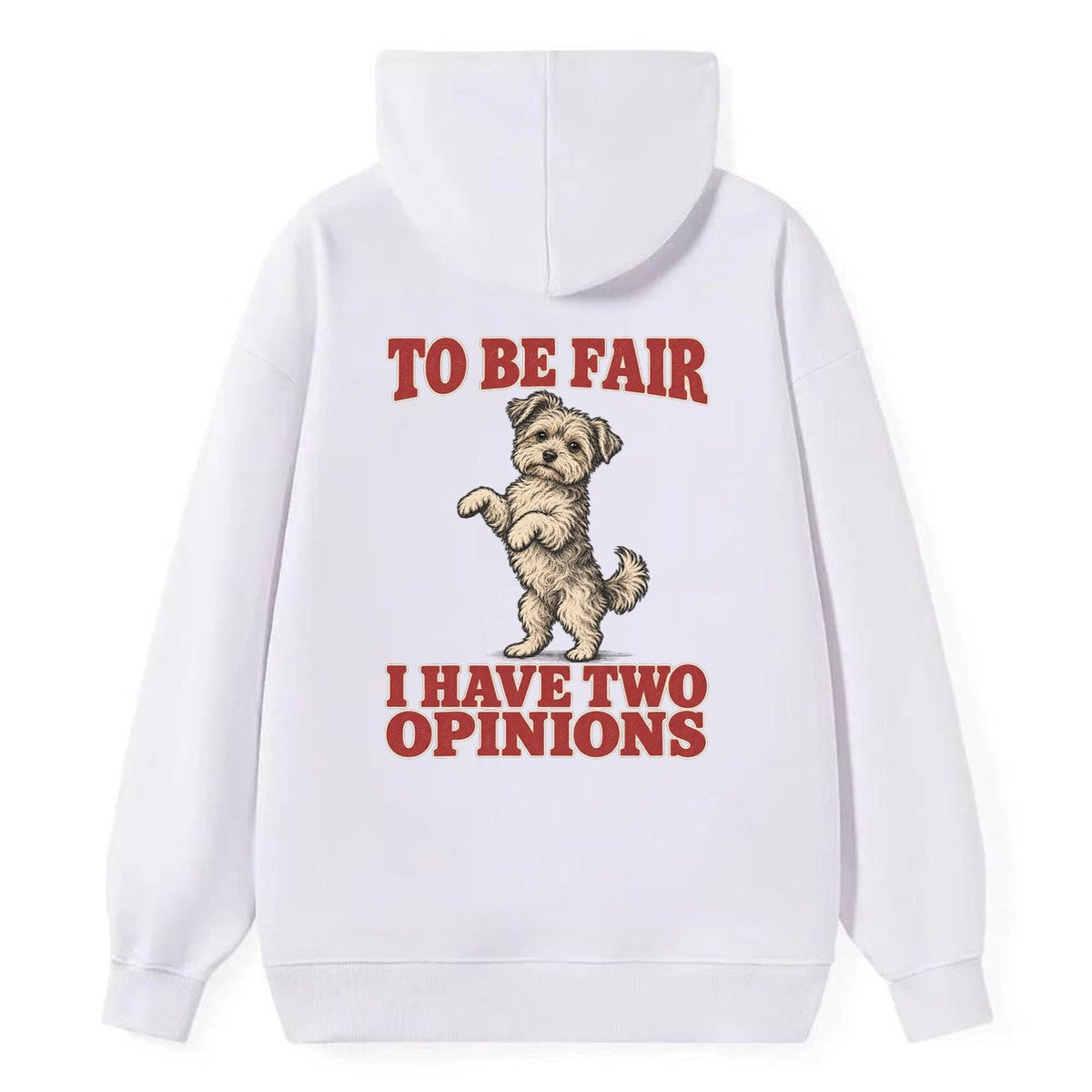 Yorkipoo Dog Declarations Classic Pullover Hoodie – White