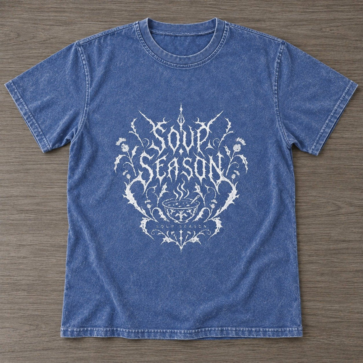 Washed Blue — front view