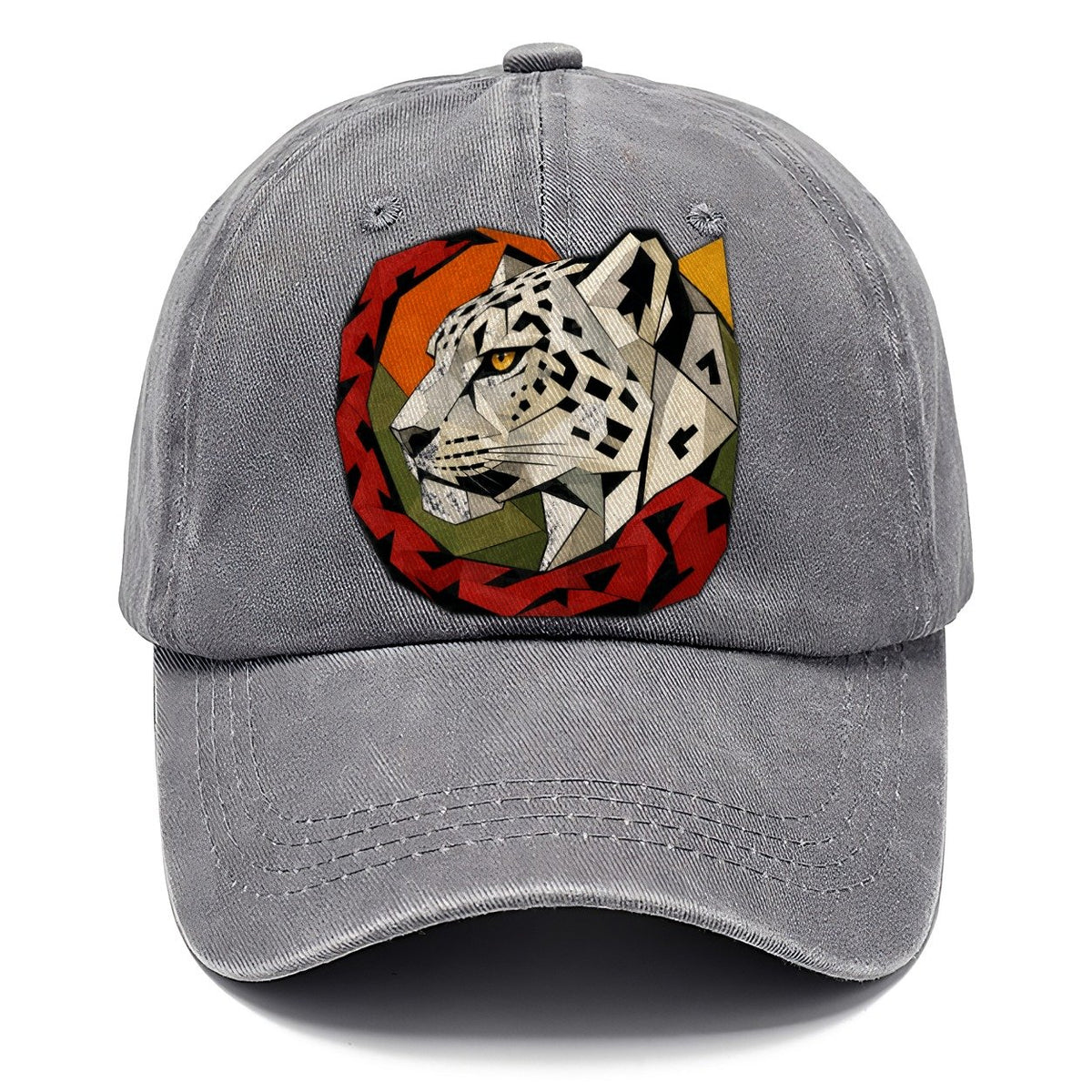Snow Leopard Portrait Classic Cap – Urban Haze
