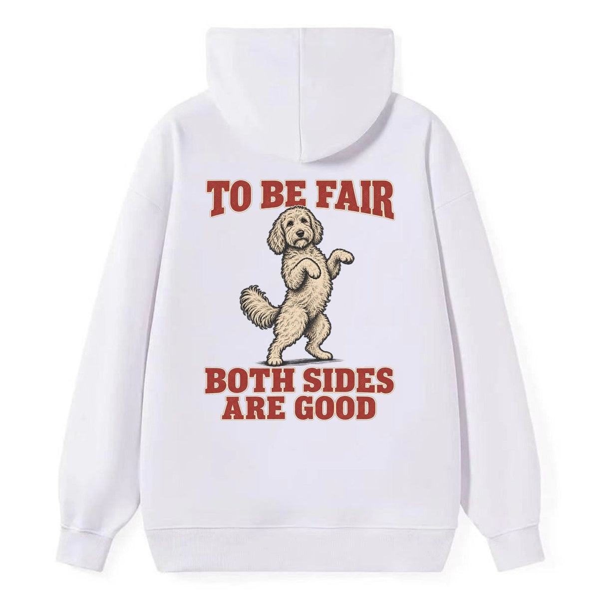 Goldendoodle Dog Declarations Classic Pullover Hoodie – White