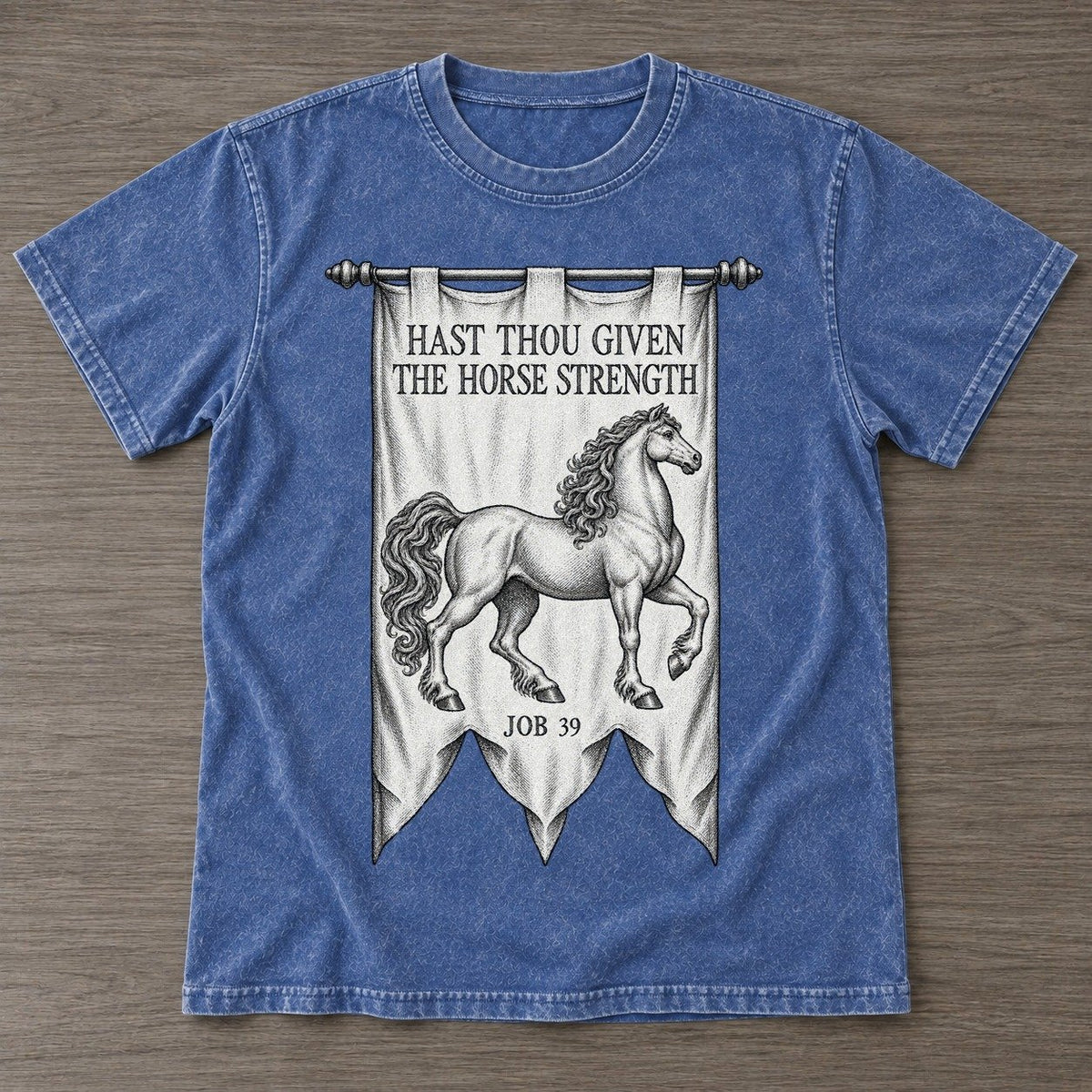 Washed Blue — front view