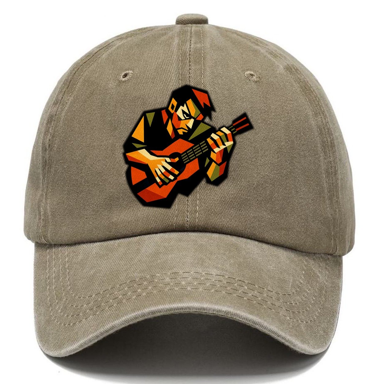 Guitar Lover Guitarist Classic Cap – Warm Sand