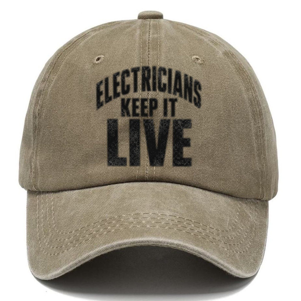 Electricians Keep Live Classic Cap – Warm Sand