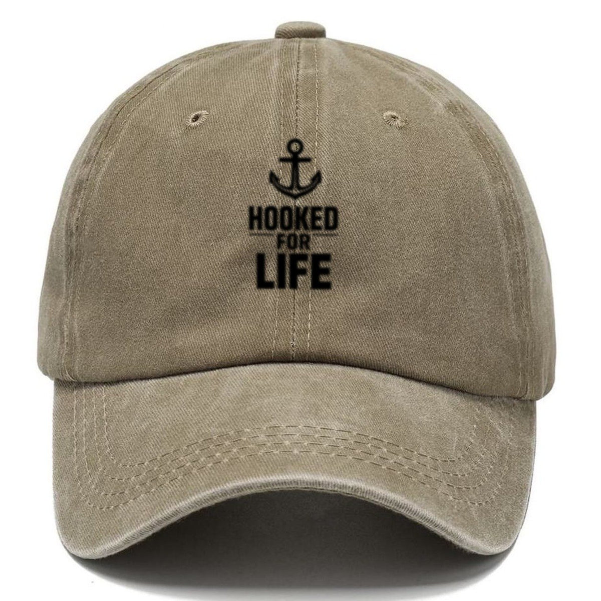 Hooked Life Classic Cap – Warm Sand