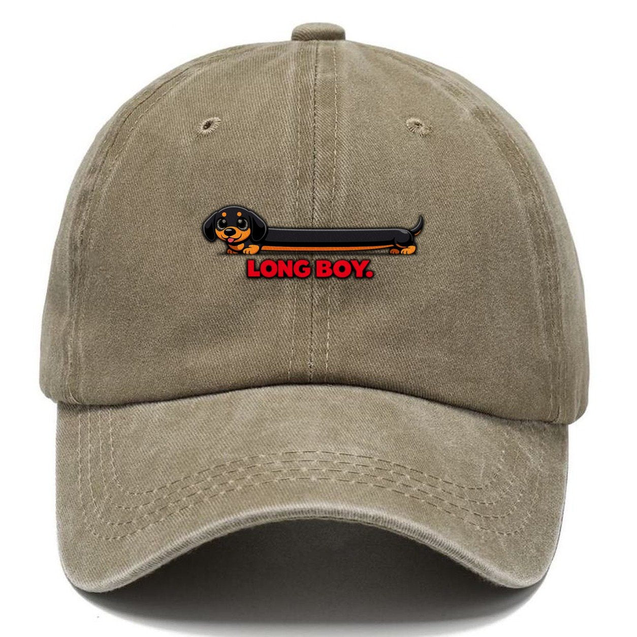 Long Dachshund Stretch Classic Cap – Warm Sand