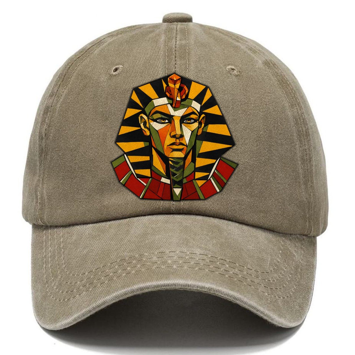 Pharaoh Nemes Portrait Classic Cap – Warm Sand