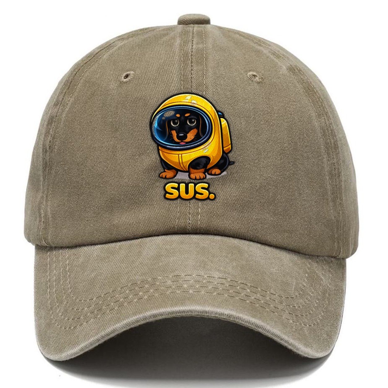 Dachshund Suspect Costume Classic Cap – Warm Sand