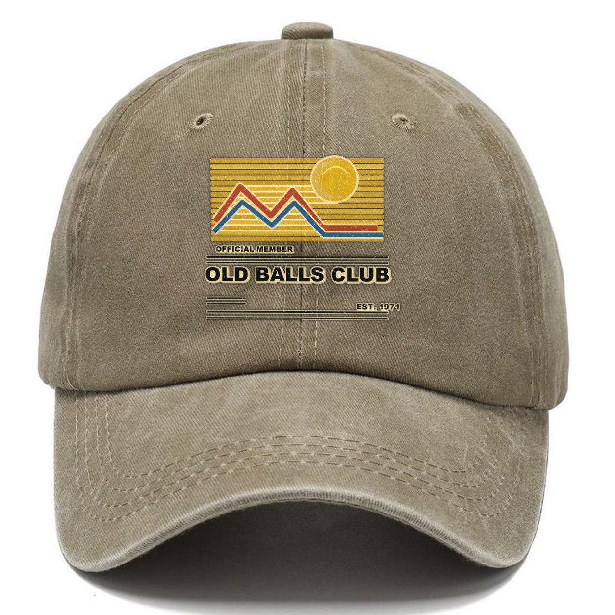 Old Balls Club Classic Cap – Warm Sand