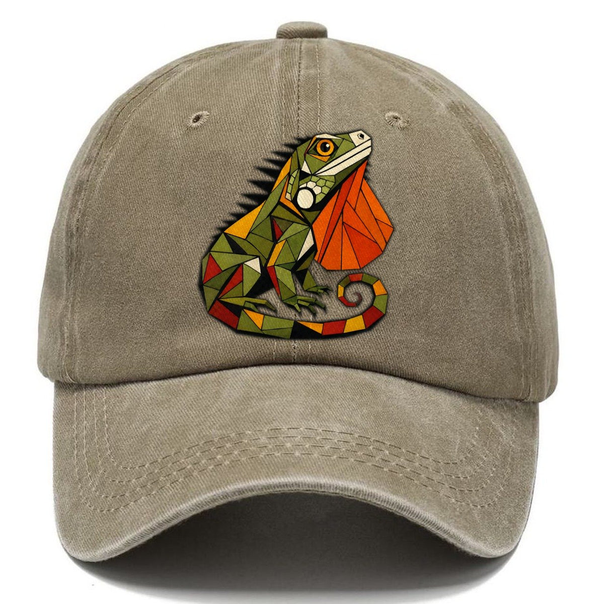 Iguana Sunbathing Profile Classic Cap – Warm Sand
