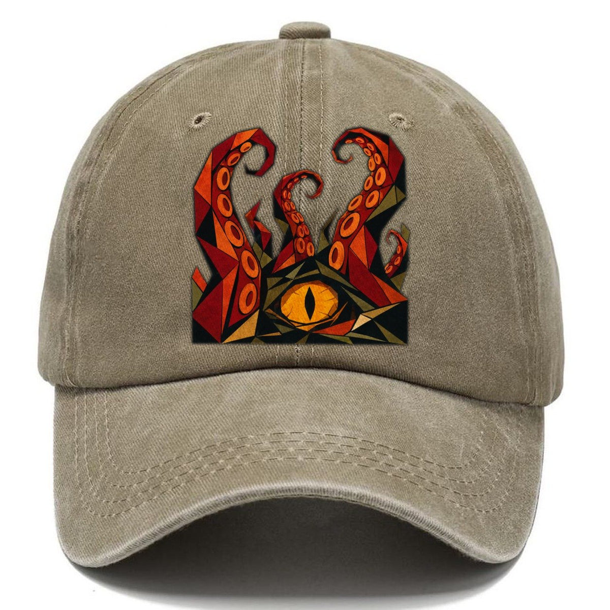 Kraken Tentacles Rising Classic Cap – Warm Sand
