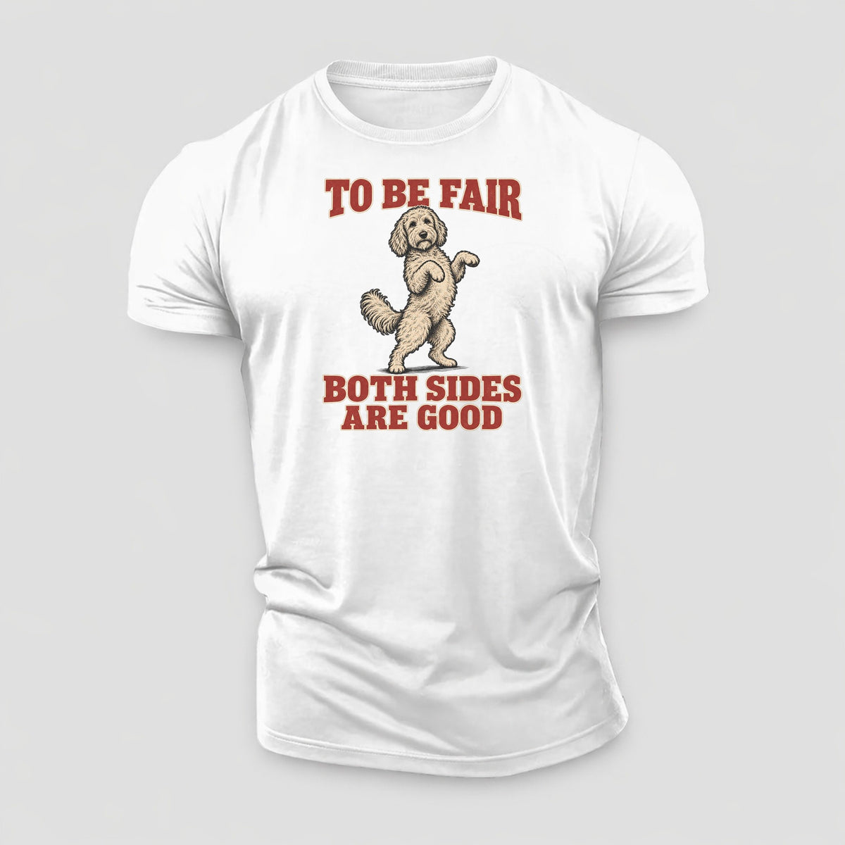 Goldendoodle Dog Declarations Cotton T-Shirt – White