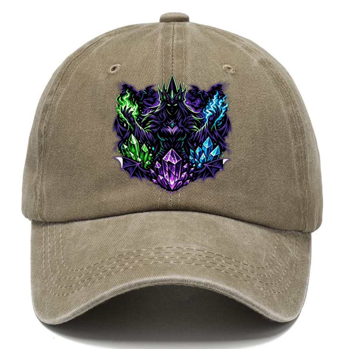Dark Sorceress Crystal Classic Cap – Warm Sand